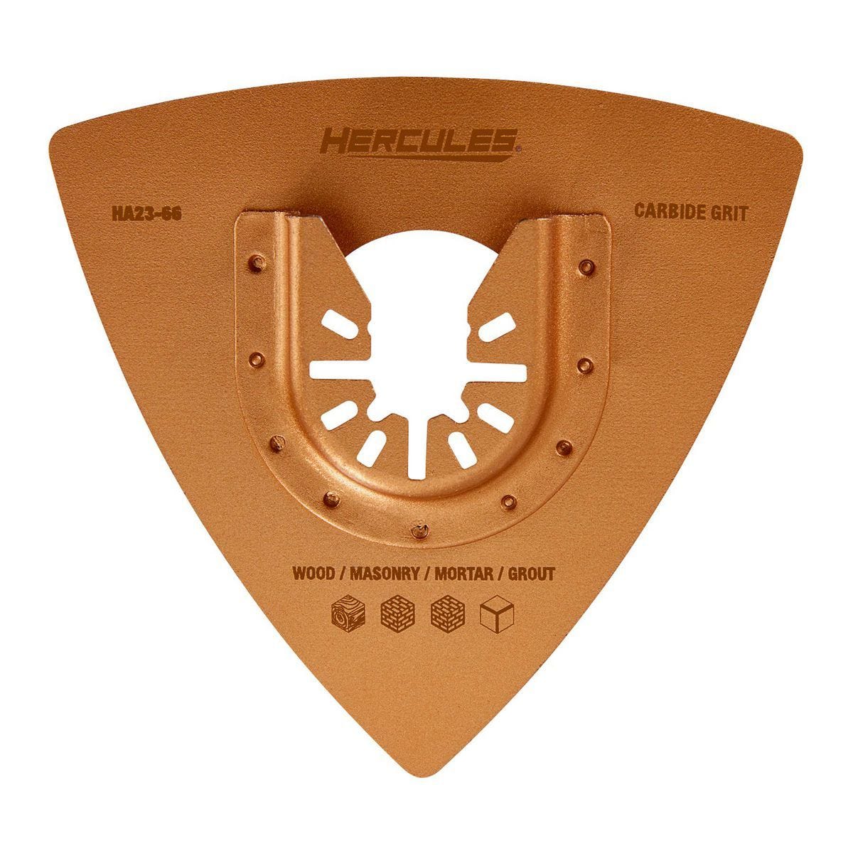 Lima triangular con grano de carburo para herramientas oscilantes multiusos | HA23-66