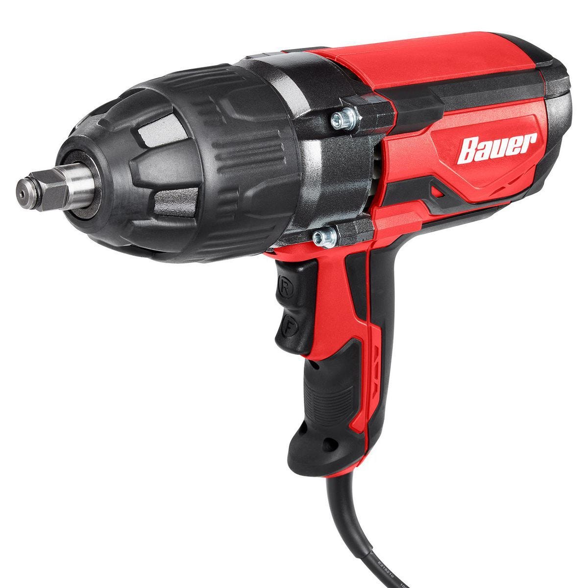 Llave de impacto eléctrica BAUER 1/2 pulgada, 8.5 Amp, 1050 ft-lbs, con interruptor de balancín | 1882E-B