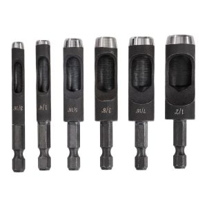 Juego de punzones huecos de 6 piezas para taladro | 67030
