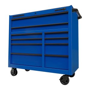 Gabinete rodante de 42 x 22 pulgadas, Serie 3, color azul | 70368