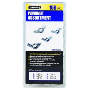 Juego de tuercas mariposa de 150 piezas en 6 tamaños para ajustes rápidos | 67613