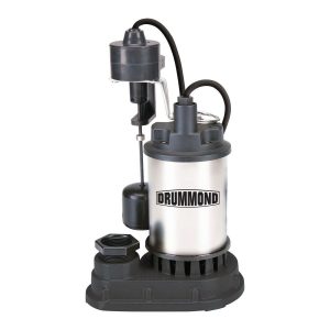 Bomba sumergible para achique de 1 HP con interruptor de flotador vertical de servicio pesado, 6000 GPH | 58031
