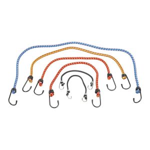 Juego de 6 cuerdas elásticas de amarre de diferentes longitudes | 63979