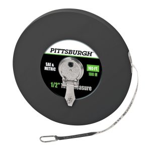 Cinta métrica flexible de 50 m x 1/2 pulgada, ideal para superficies irregulares | 62412