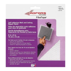 Parche autoadhesivo para reparar paredes y techos de drywall | 96685