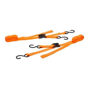 Juego de 2 correas de amarre con seguro de 12 pies x 1 pulgada y capacidad de 400 lb | 47759