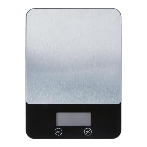 Báscula digital de 22 lb con 4 modos de medición y superficie de acero inoxidable | 70991