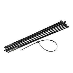Cable ties negros de 24 pulgadas resistentes a rayos UV, paquete de 10 | 62720
