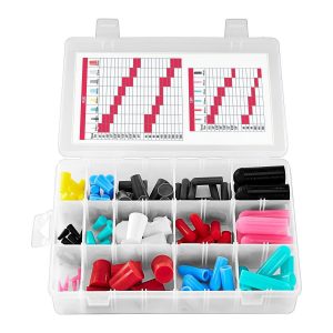 Juego de tapones y protectores de hule silicona de 116 piezas PITTSBURGH | 70792