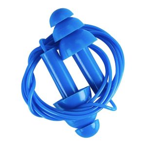 Tapones auditivos reutilizables de silicón con cordón, 3 pares | 58427