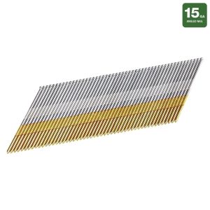 Clavos de acabado galvanizados calibre 15 de 2 pulgadas, paquete de 1000 | 64302