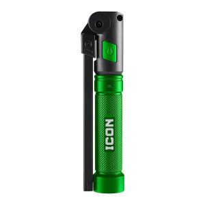 Lámpara de trabajo LED recargable plegable con base magnética de 800 lúmenes, color verde | LSBR800-G