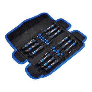 Juego de desarmadores de precisión Quinn de 12 piezas con 3 zonas de agarre | 71000