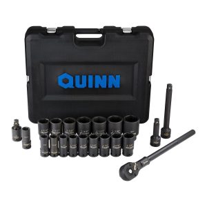 Juego de trinquete y dados de impacto profundos SAE de 3/4 pulgada, 21 piezas | 70727