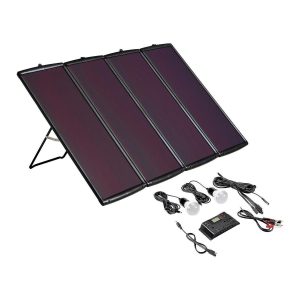 Kit de paneles solares amorfos de 100 watts con controlador de carga y accesorios | 63585
