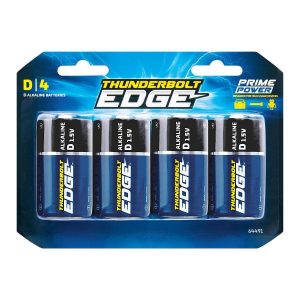 Baterías alcalinas D PRIME POWER, paquete de 4 unidades | 64491