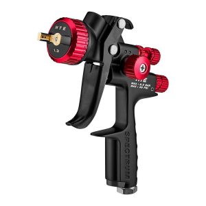 Pistola de pulverización por gravedad profesional HTE con control de ventilador lateral y boquilla de 1.3 mm | BW-HTE-SF