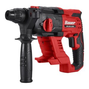 Rotomartillo inalámbrico sin escobillas BAUER 20V, 1/2 pulgada, tipo SDS-PLUS - Solo herramienta | 57744