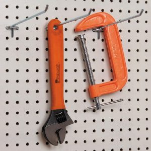 Ganchos rectos para panel perforado de 8 pulgadas, paquete de 3 piezas | 65472