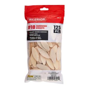 Paquete de 125 biscuit de madera dura #10 para uniones | 59417