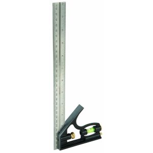 Escuadra combinada de 12 pulgadas, con nivel de burbuja y escalas SAE y métricas | 69361
