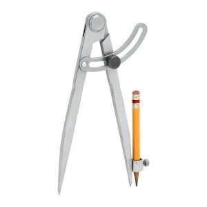 Compás de ala con seguro de 6 pulgadas para medición de diámetros y trazado de círculos | 63659