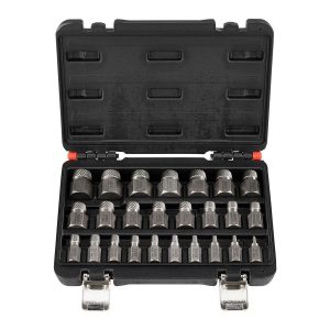 Juego de extractores multispline ICON de 25 piezas para tornillos, tuercas y pernos | XMS-25