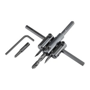 Cortador de círculos ajustable con punta de carburo | 68117