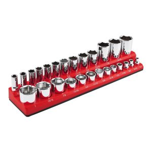 Portasockets magnético de 2 niveles para 26 sockets SAE de 3/8 pulgadas | 59682