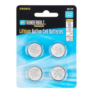Baterías de botón de litio CR2032, paquete de 4 unidades | 68129