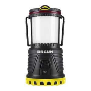 Linterna LED recargable impermeable Braun de 2000 lúmenes con banco de energía | 58488