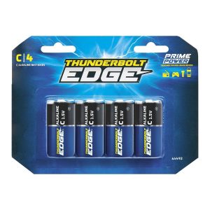 Baterías alcalinas C PRIME POWER, paquete de 4 unidades | 64492