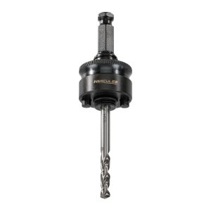 Mandril universal para sierras de copa de cambio rápido de 7/16 pulgadas, compatible con sierras de 1-1/4 pulgadas y más grandes | HA29-A716