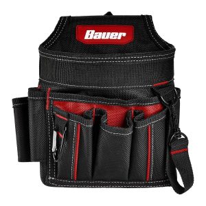 Bolsa de herramientas eléctricas de 14 bolsillos BAUER para cinturón de trabajo pesado | 21249A-B