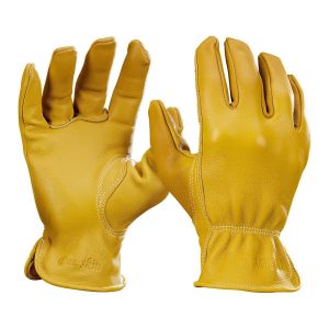 Guantes de trabajo de piel de gamuza premium, talla grande | 57604