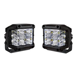 Juego de 2 faros LED inundación de 3 pulgadas con luces laterales ROADSHOCK | 57539
