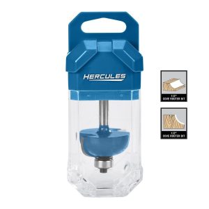 Fresa de ranura cóncava HERCULES de 1/2 pulgada con vástago de 1/4 pulgada | HA182-11