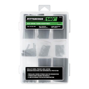 Kit de Tubo Termocontraíble con Estuche, 140 Piezas | 70172