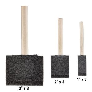 Kit de brochas de espuma de 9 piezas para trabajos de detalle y esquinas | 56965