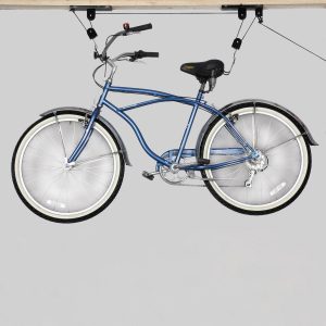 Elevador para bicicleta con mecanismo de polea y bloqueo | 95803