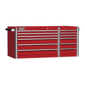 Cajón superior profesional de 56 pulgadas, color rojo | ITSTC56R