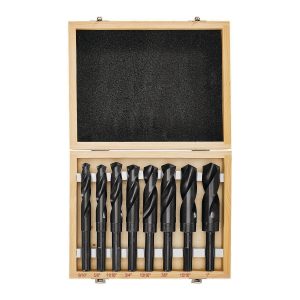 Juego de brocas Silver and Deming con recubrimiento negro, 8 piezas | 59552