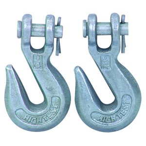 Ganchos de agarre tipo clevis de 1/4 pulgada y 2600 lb de capacidad, paquete de 2 piezas | 34143