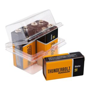 Baterías alcalinas 9V, paquete de 4 unidades | 92408