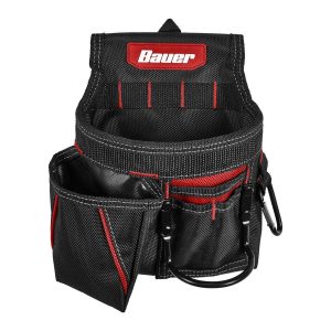 Bolsa para carpinteros con 12 bolsillos BAUER, resistente para herramientas pesadas | 21242A-B