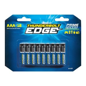 Baterías alcalinas AAA Prime Power, paquete de 18 unidades | 64489