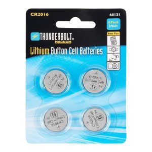 Baterías de botón de litio CR2016, paquete de 4 unidades | 68131