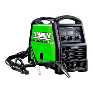Soldadora multiproceso profesional UNLIMITED 200 de TITANIUM con entrada 120/240V | TI-UL200