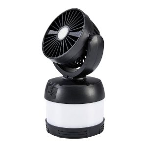 Linterna LED recargable 3 en 1 de 300 lúmenes con ventilador y power bank | 70716