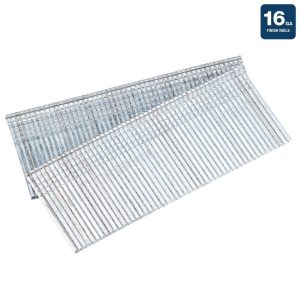 Clavos de acabado galvanizado 1-1/4 pulgadas, calibre 16, paquete de 1000 | 64332